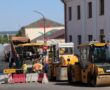 Начался ремонт участка дорожного покрытия в центре Слонима